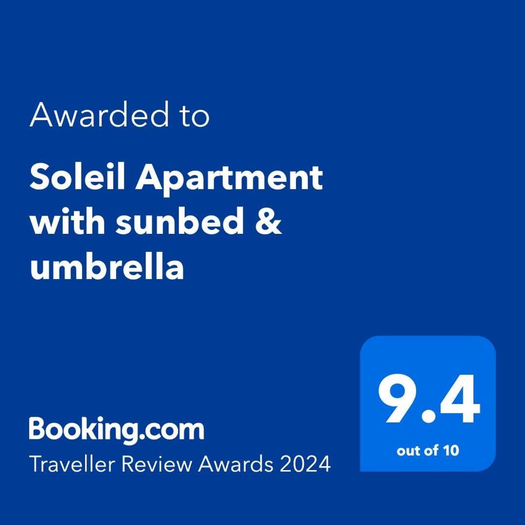 Soleil Apartment With Sunbed & Umbrella Vlorë Exteriör bild